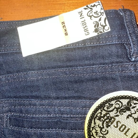 Gasoline Straight Leg Mid Rise Jeans - Picture 7 of 12